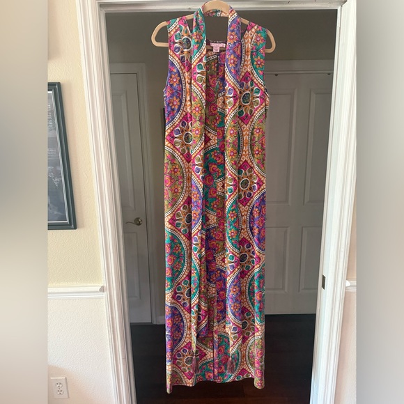 Calypso St. Barth Dresses & Skirts - Calypso St. Barth Boho Silk Paisley Maxi Dress With Scarf